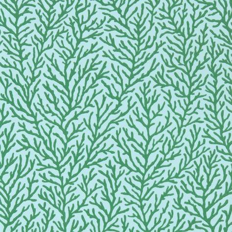Harlequin Colour 1 Wallpaper Atoll Wallpaper - Seaglass/Emerald - HTEW112769