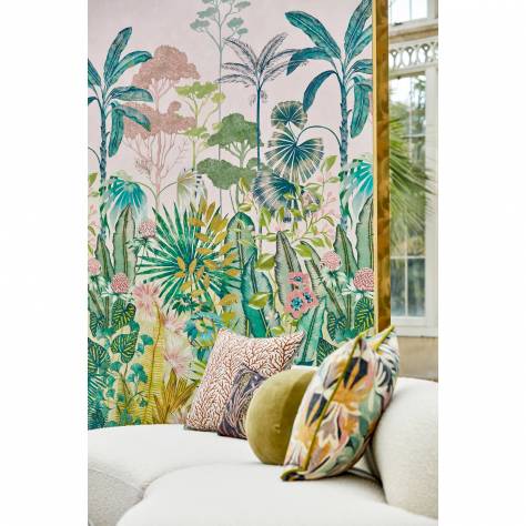 Harlequin Colour 1 Wallpaper Acropora Wallpaper - Brazilian Rosewood/Nectar/Tree Canopy - HTEW112779