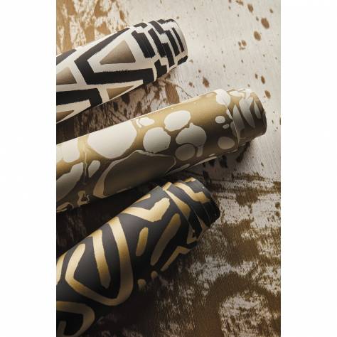Harlequin Colour 2 Wallpapers Melodic Wallpaper - Gold/Black Earth - HQN2112829