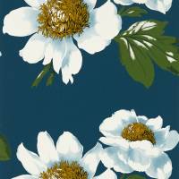 Paeonia Wallpaper - Azurite/Meadow/Nectar
