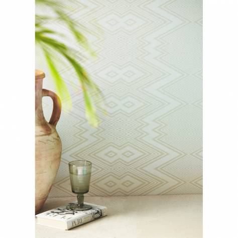 Harlequin Colour 2 Wallpapers Ankara Wallpaper - Sail Cloth/Diffused Light - HQN2112847