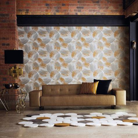 Harlequin Anthology 03 Wallpapers Ellipse Wallpaper - Jute/Clay - EANT111130