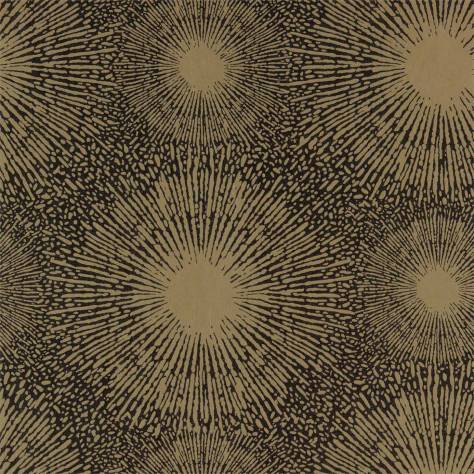 Harlequin Anthology 06 Wallpapers Perlite Wallpaper - Gold Iridescent / Coal - EVIW112072