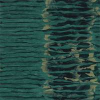 Ripple Stripe Wallpaper - Emerald / Kingfisher