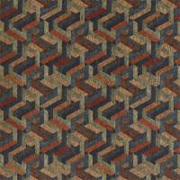 Escheresque Wallpaper - Copper / Slate