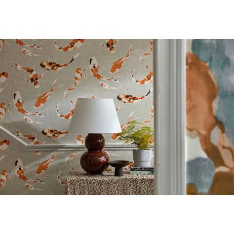 Harlequin Colour 4 Wallcoverings Wood Frog Wallpaper - Wild Water/Chalk - HC4W113012