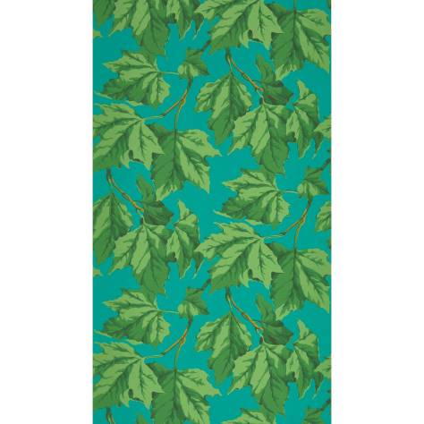 Harlequin Harlequin x Sophie Robinson Wallpapers Dappled Leaf Wallpaper - Emerald/Teal - HSRW113047