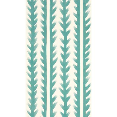 Harlequin Harlequin x Sophie Robinson Wallpapers Sticky Grass Wallpaper - Aquamarine - HSRW113052