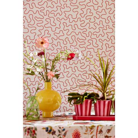 Harlequin Harlequin x Sophie Robinson Wallpapers Sticky Grass Wallpaper - Carnelian - HSRW113053
