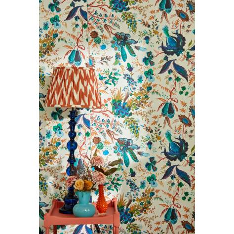 Harlequin Harlequin x Sophie Robinson Wallpapers Sticky Grass Wallpaper - Carnelian - HSRW113053