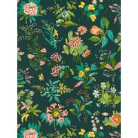 Woodland Floral Wallpaper - Jade/Malachite/Rose Quartz