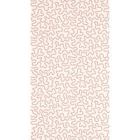 Wiggle Wallpaper - Carnelian/Rose Quartz