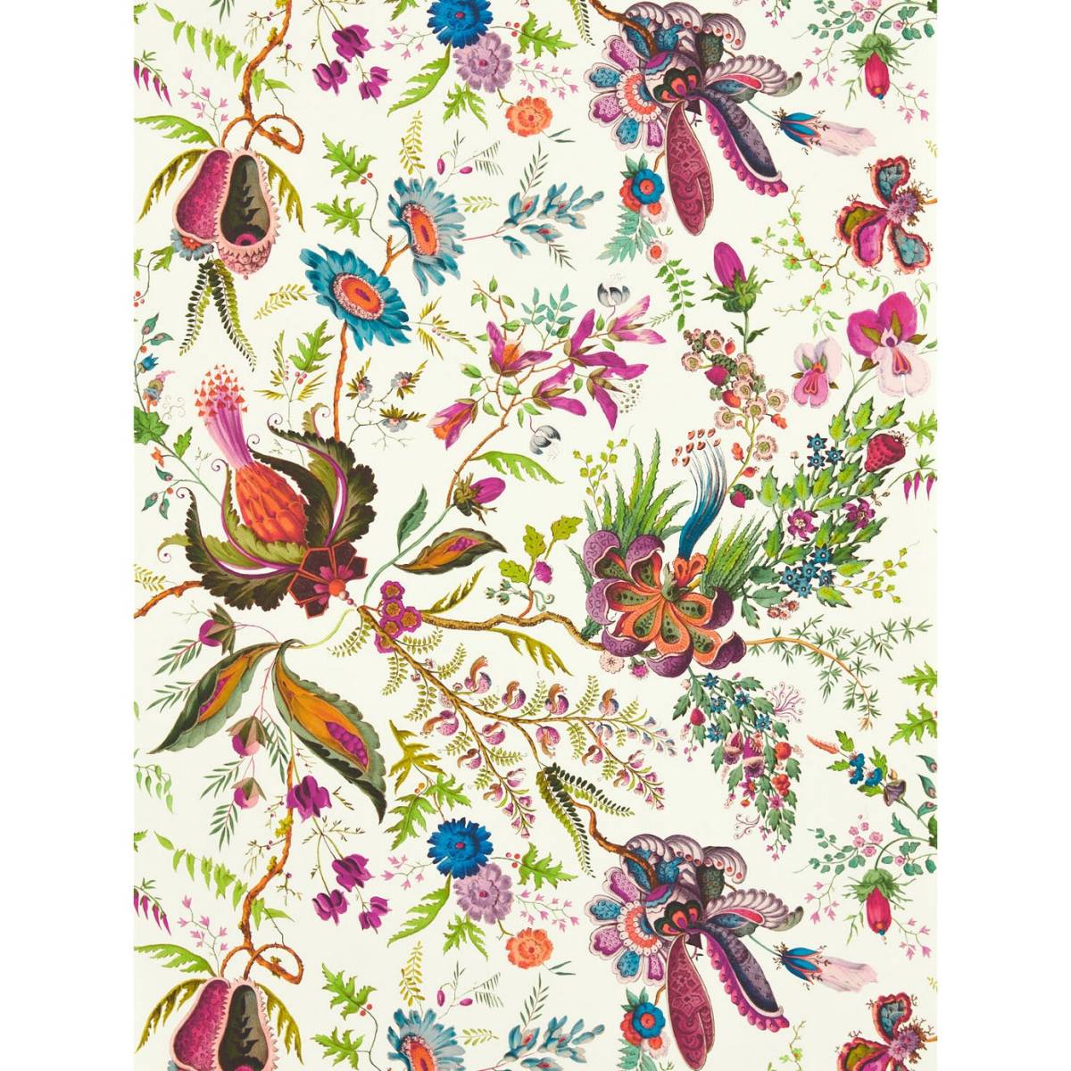 Wonderland Floral Wallpaper - Spinel/Peridot/Pearl (HSRW113065 ...