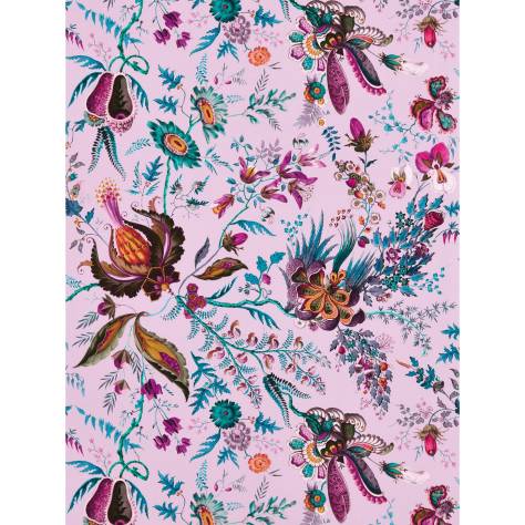 Harlequin Harlequin x Sophie Robinson Wallpapers Wonderland Floral Wallpaper - Amethyst/Lapis/Ruby - HSRW113066