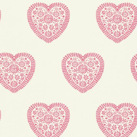 Harlequin All About Me Fabrics & Wallpapers Sweet Hearts Wallpaper - Pink - HKID110538