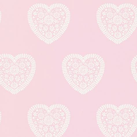 Harlequin All About Me Fabrics & Wallpapers Sweet Hearts Wallpaper - Soft Pink - HKID110539